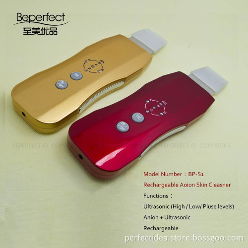OEM mini skin scrubber/ultrasonic spatula/electric face exfoliator/electric face scrubber